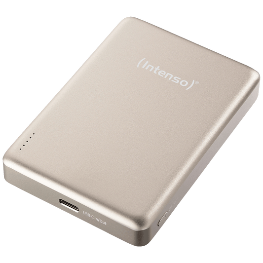 (Intenso) Prijenosni punjač, MagSafe, 10000mAh, bežični - POWERBANK MW10000 Champagne