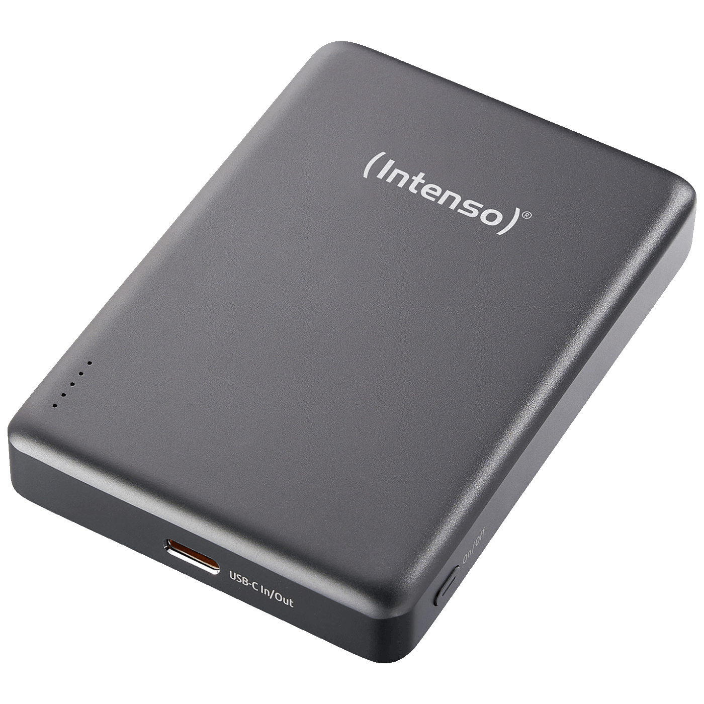 (Intenso) Prijenosni punjač, MagSafe, 10000mAh, bežični - POWERBANK MW10000 Gray