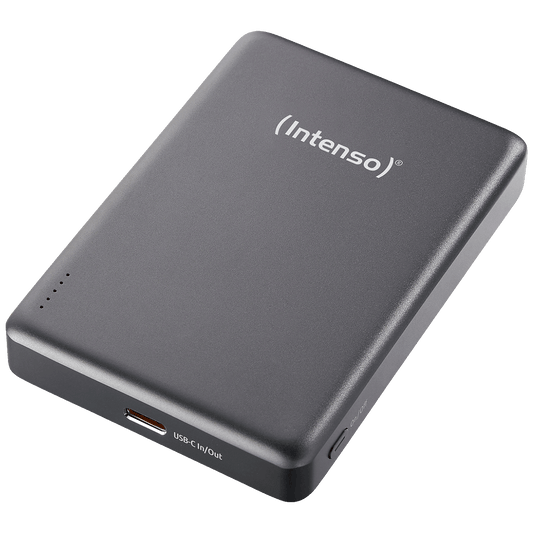(Intenso) Prijenosni punjač, MagSafe, 10000mAh, bežični - POWERBANK MW10000 Gray