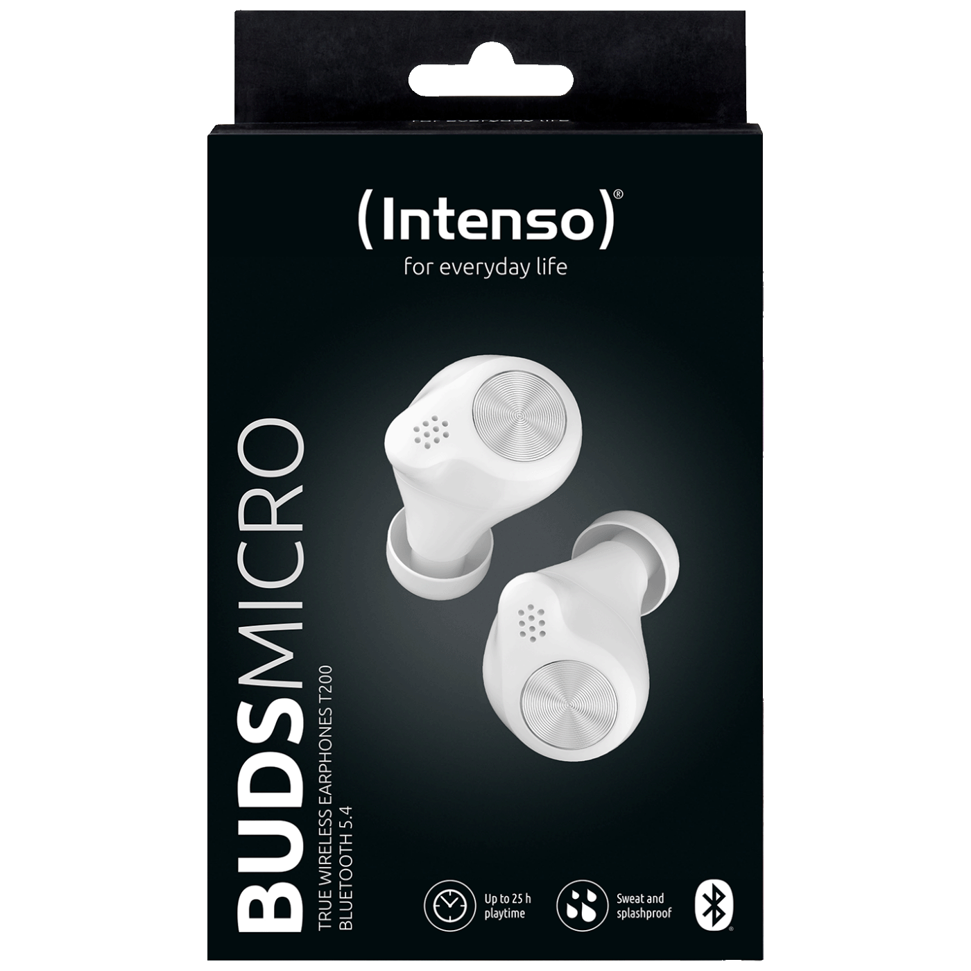 (Intenso) Slušalice bežične sa kutijicom za punjenje, Bluetooth - BUDS MICRO T200 White