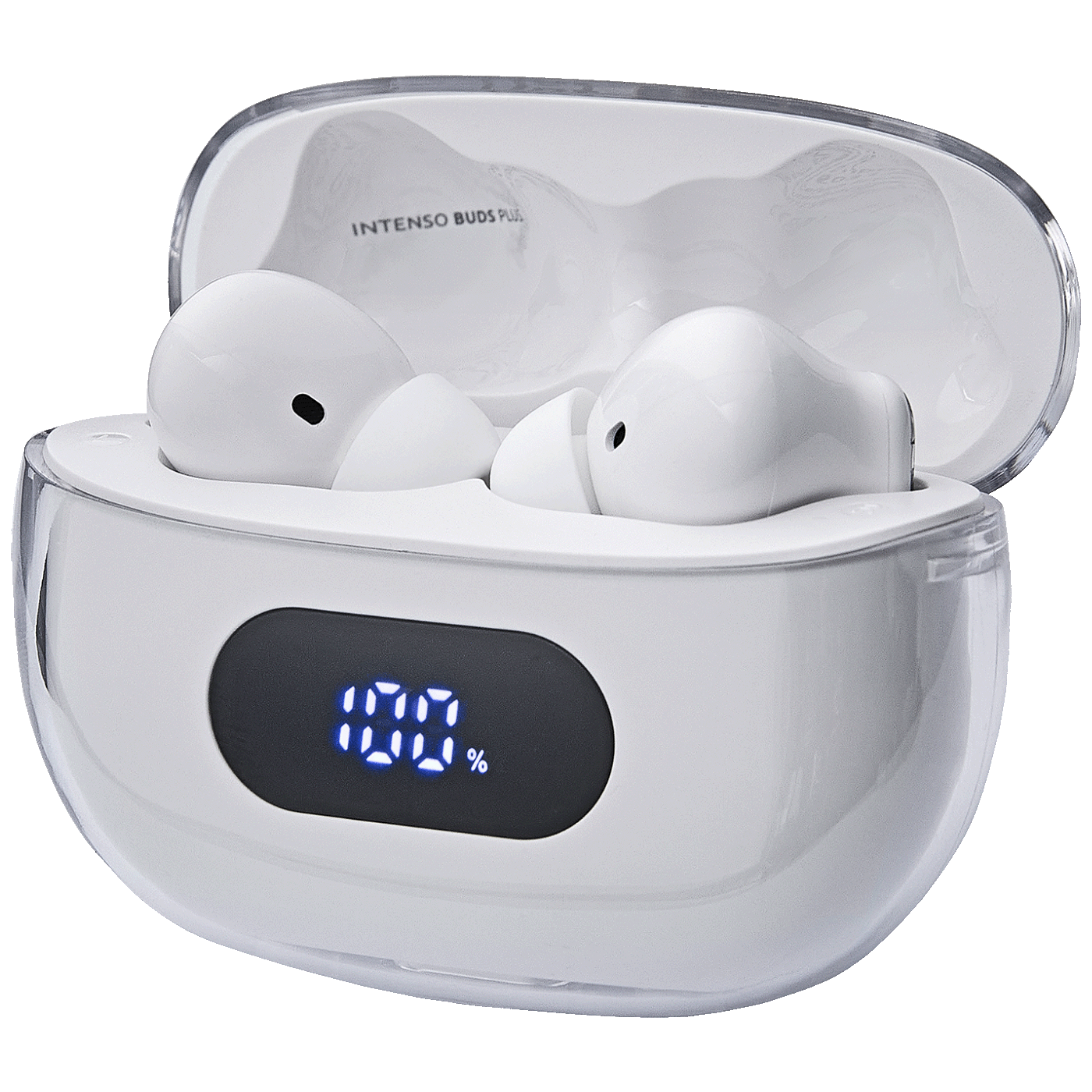 (Intenso) Slušalice bežične sa kutijicom za punjenje, ANC, Bluetooth - Buds Plus T310AE White