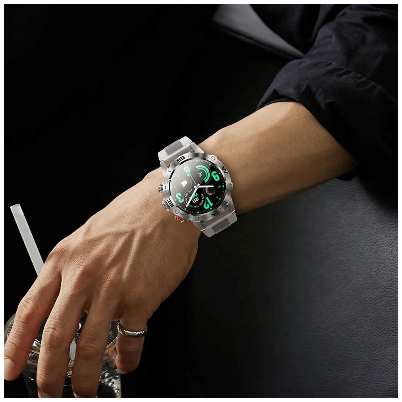 hoco. Pametni sat, 1.53" zaslon, Bluetooth, IP67 - Y20 Silver