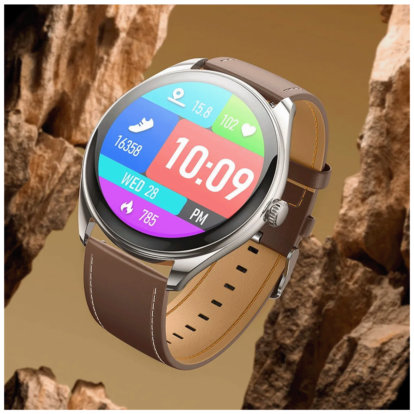 hoco. Pametni sat, 1.43" AMOLED, Bluetooth, IP67 - Y22 Silver