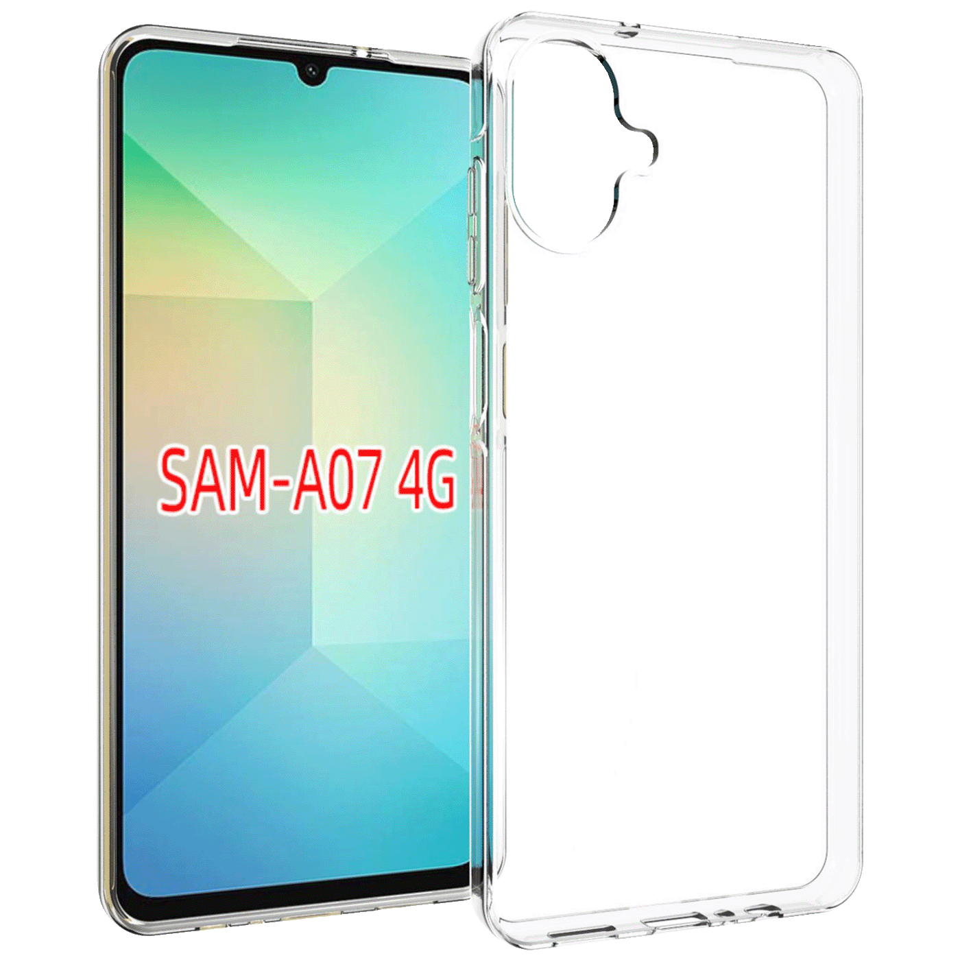 NN-Su Maska za Samsung A07, Transparent - Galaxy A07 TPU Phone Case