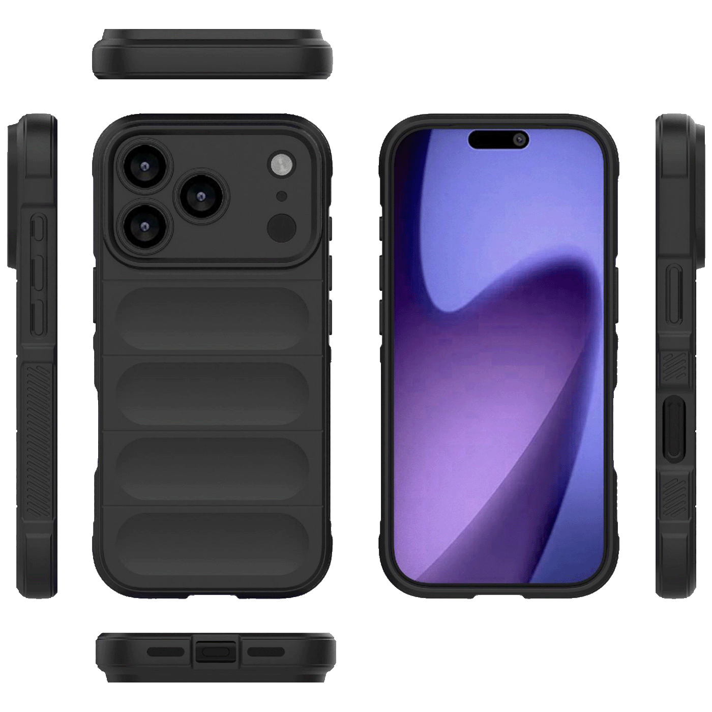 NN-Su Maska za iPhone 17 Pro, crna - iPhone 17 Pro TPU Phone Case