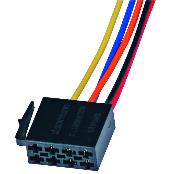 SAL Utičnica ISO, napajanje, 15cm označene žice - SA-FISO 032