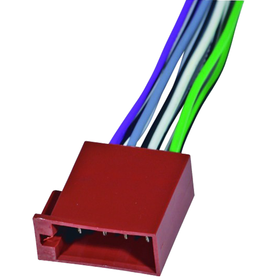 SAL Utikač ISO, zvučnički, 15cm označene žice, muški - SA-FISO 028