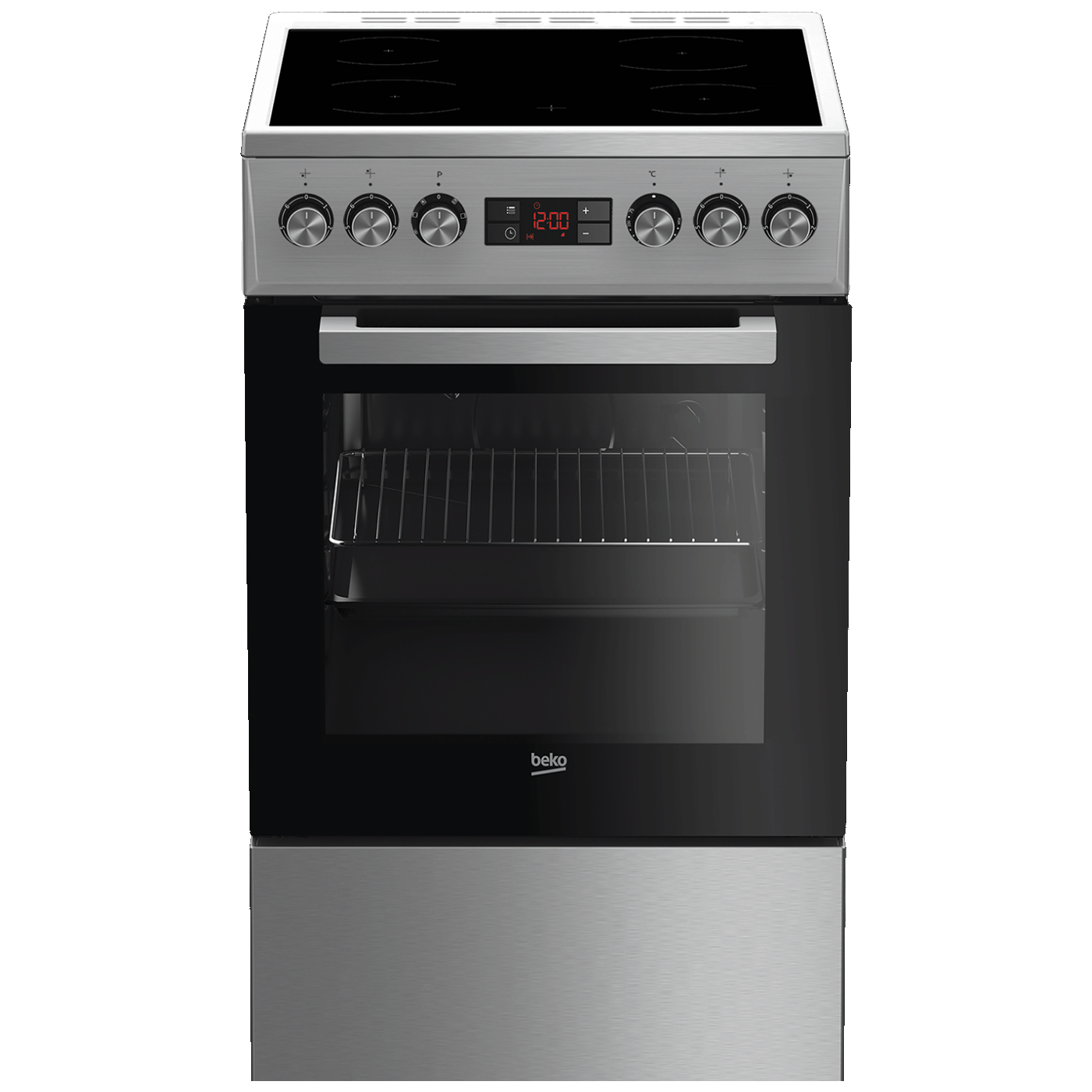 Beko Štednjak 4 staklokeramičke ringle, 50 cm, pećnica 55 lit., A - FSM 57300 GX