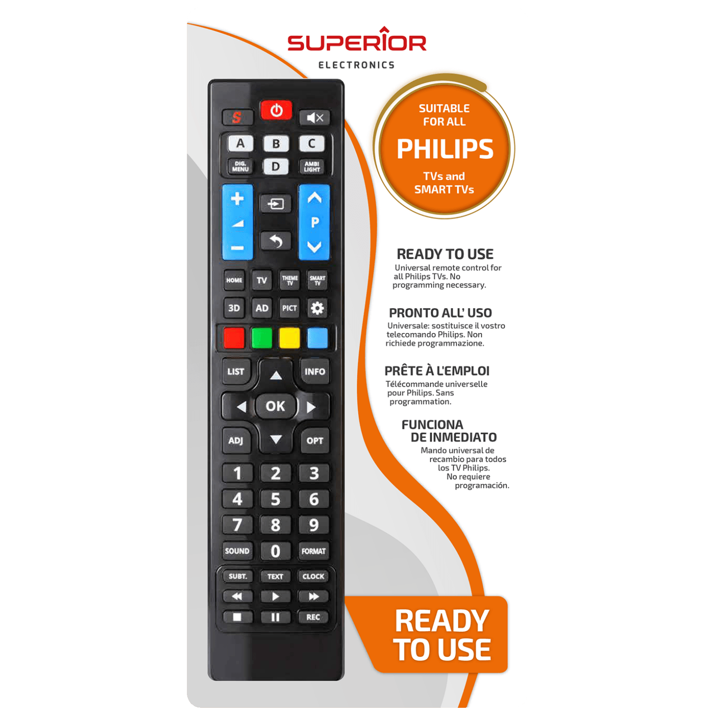 Superior Daljinski upravljač za Philips TV prijemnike - RC PHILIPS TV