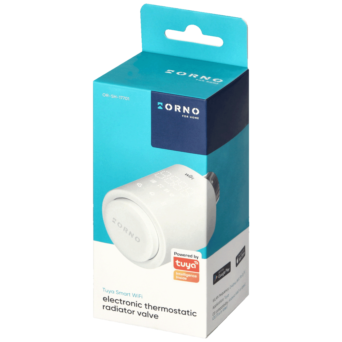 Orno El. ventil za radijator sa termostatom, WiFi, Tuya Smart - OR-SH-17701