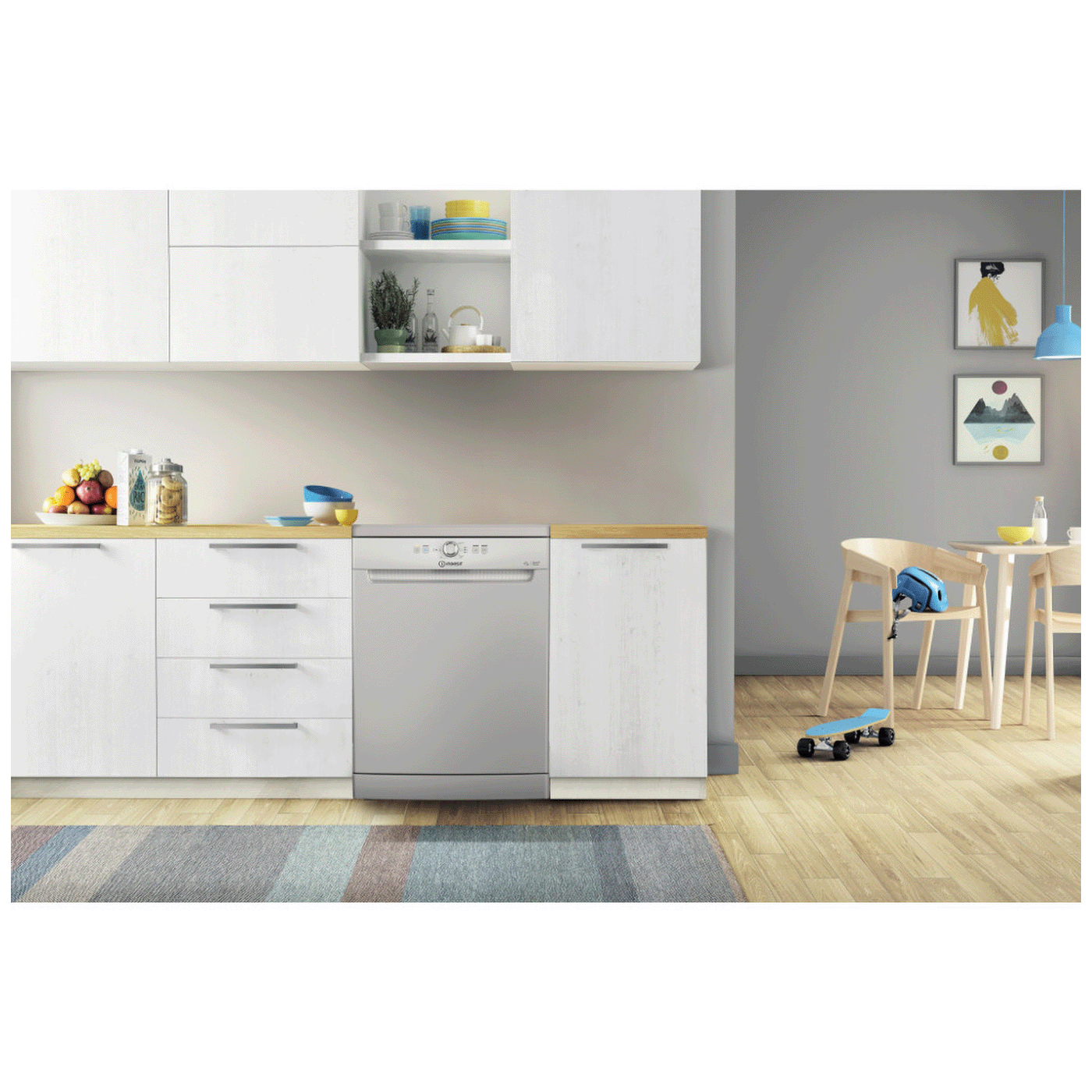 Indesit Mašina za pranje posuđa, 14 kompleta, 5 programa, E - D2F HK26 S