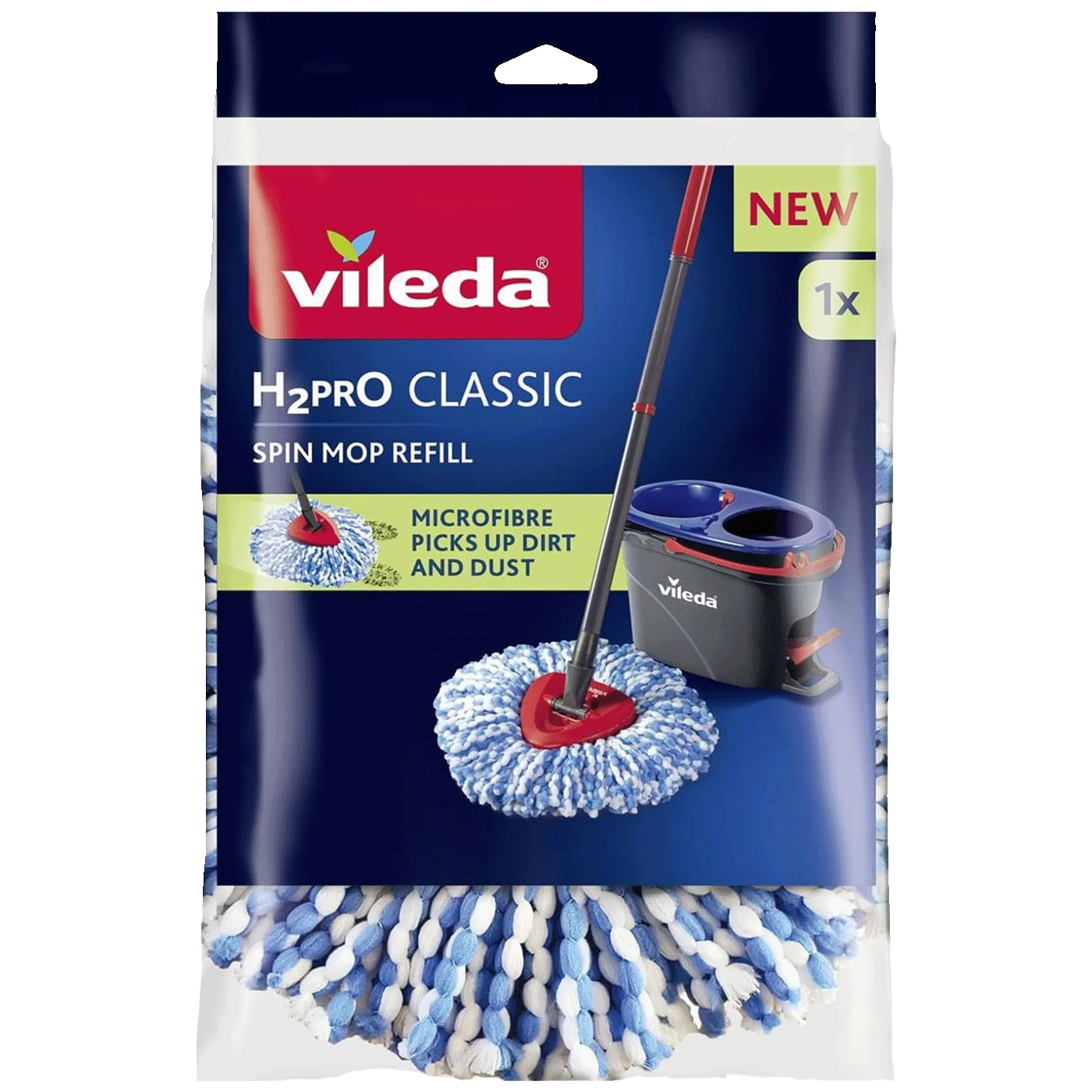 Vileda Zamjenska krpa za čišćenje poda za H2PRO Spin Mop - H2PRO Spin Mop Refill