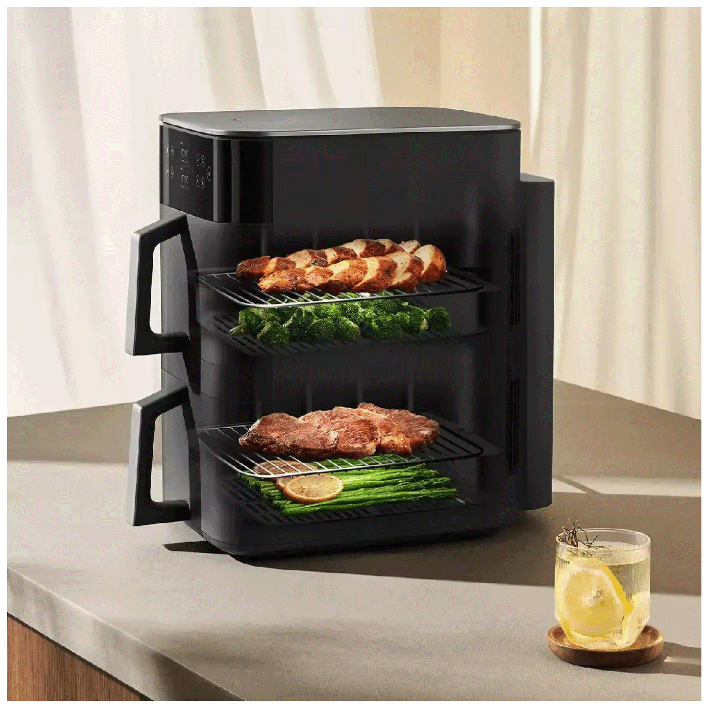Xiaomi Friteza na vrući zrak, 2800W, Dual Zone, zapremina 12 lit. - Dual Zone Air Fryer 12 L