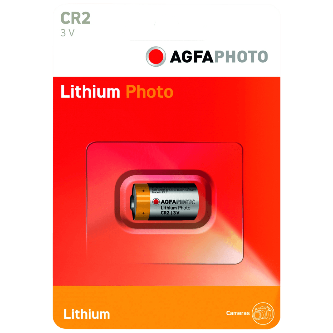 Agfa Baterija litijska CR2, 3V, blister pak. 1 komad - CR2 B1