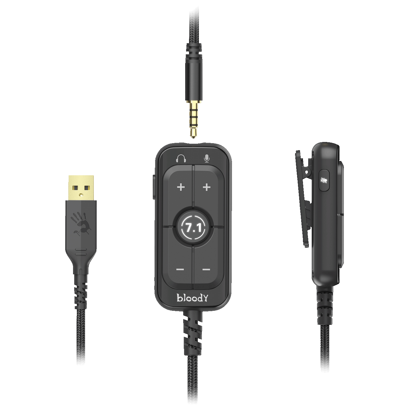 Bloody Slušalice sa mikrofonom, gaming, 7.1, USB/3.5 mm - A4-M590i RED