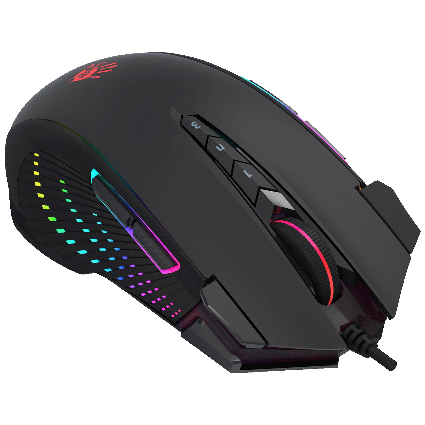 Bloody Miš optički, gaming, 8.000 dpi, RGB, USB - A4-J90S