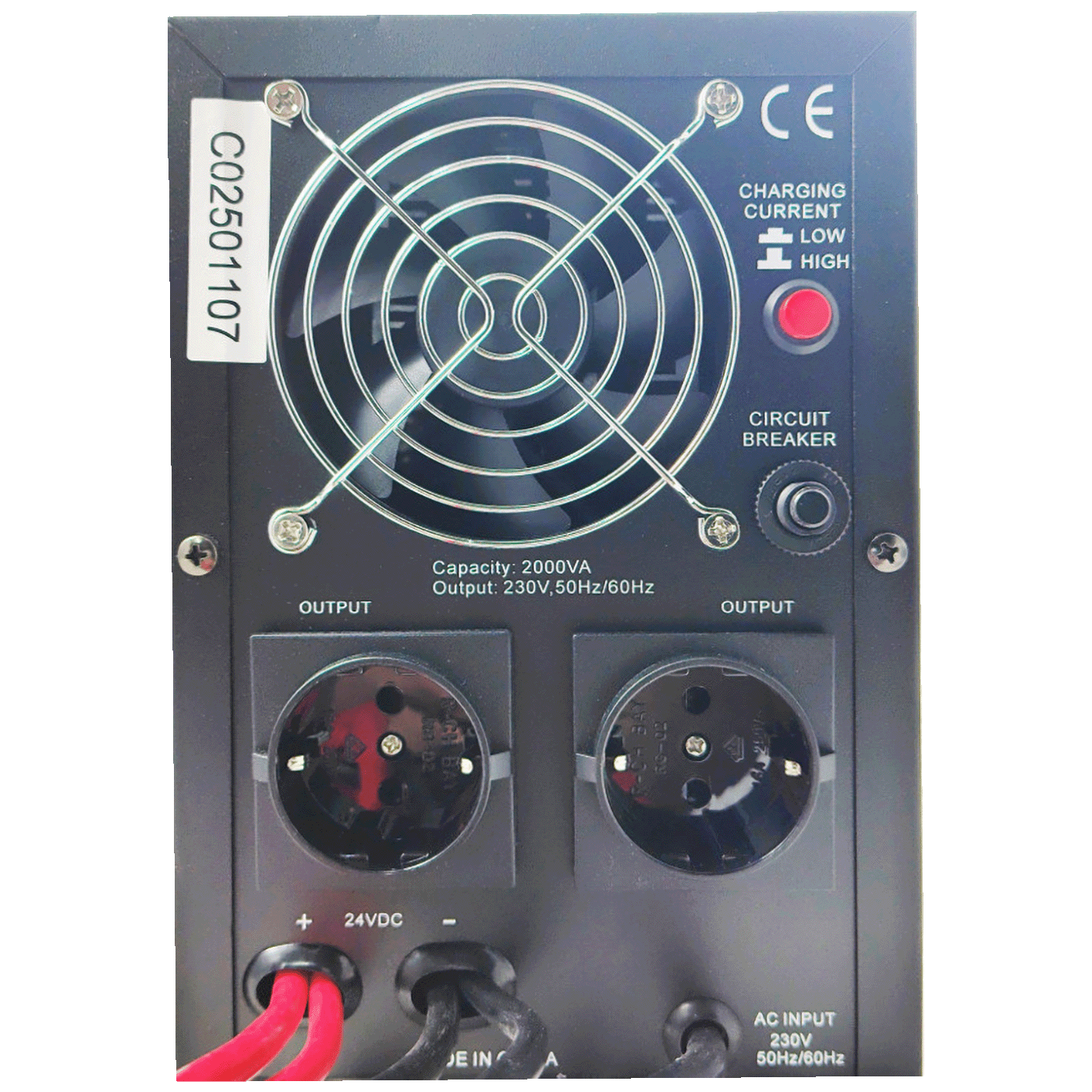 Gembird UPS/ Izvor neprekidnog napajanja, 2000VA, 1400W - UPS-PSW-2000VA GMB LONG