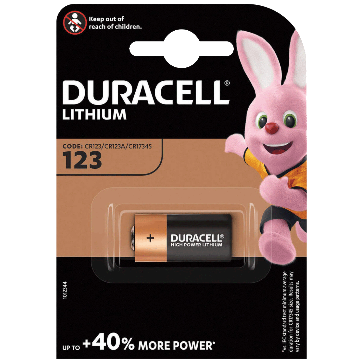 Duracell Baterija litijumska CR123A, 3V, blister 1 kom. - CR123A B1