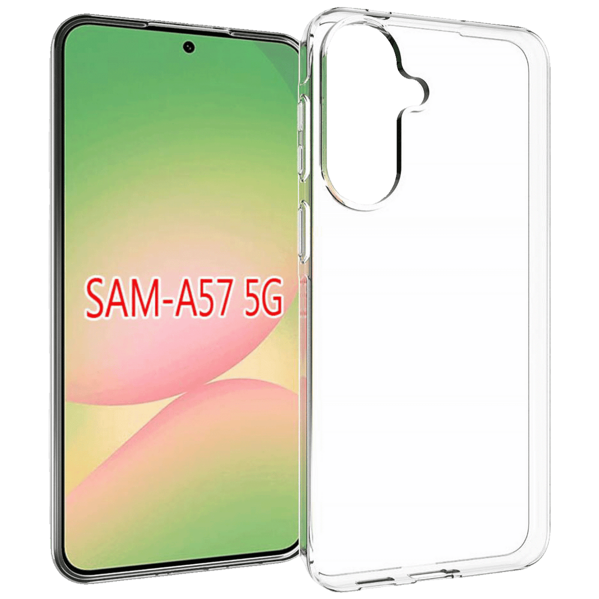 NN-Su Maska za Samsung A57 5G, Transparent - Galaxy A57 5G TPU Phone Case
