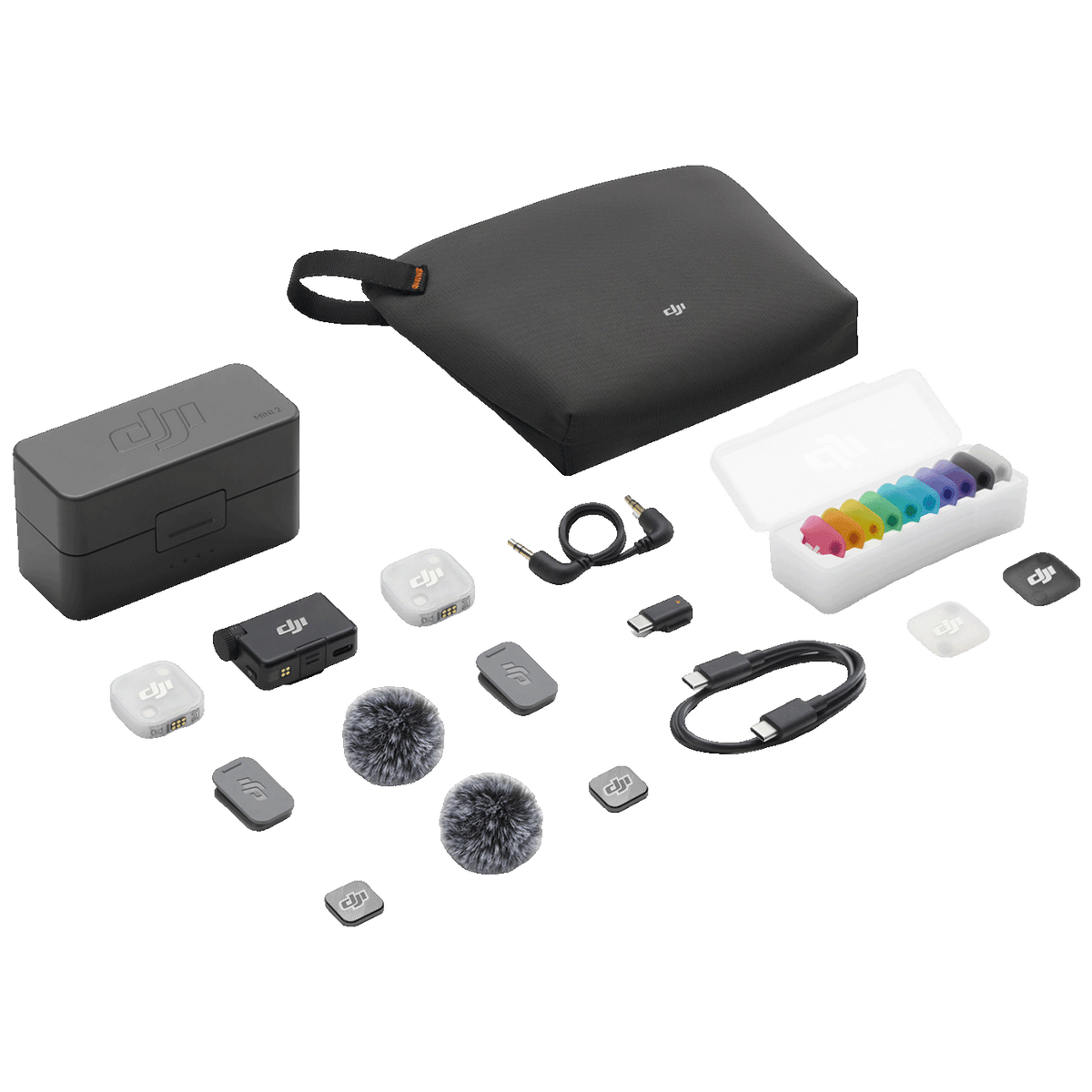 DJI Bežični mikrofon sa kučištem / punjač, Bluetooth - Mic Mini 2 Dual Microphone Combo