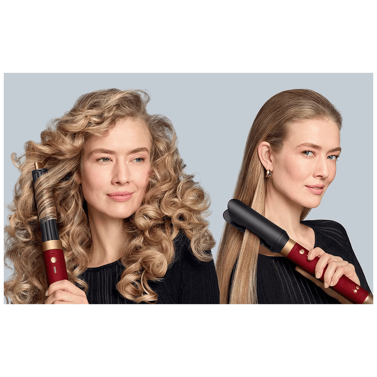 Dyson Uvijač za kosu, 1300 W, kovrče, valovi, ravnanje, sušenje - Airwrap Coanda2x Red/Gold S.+W
