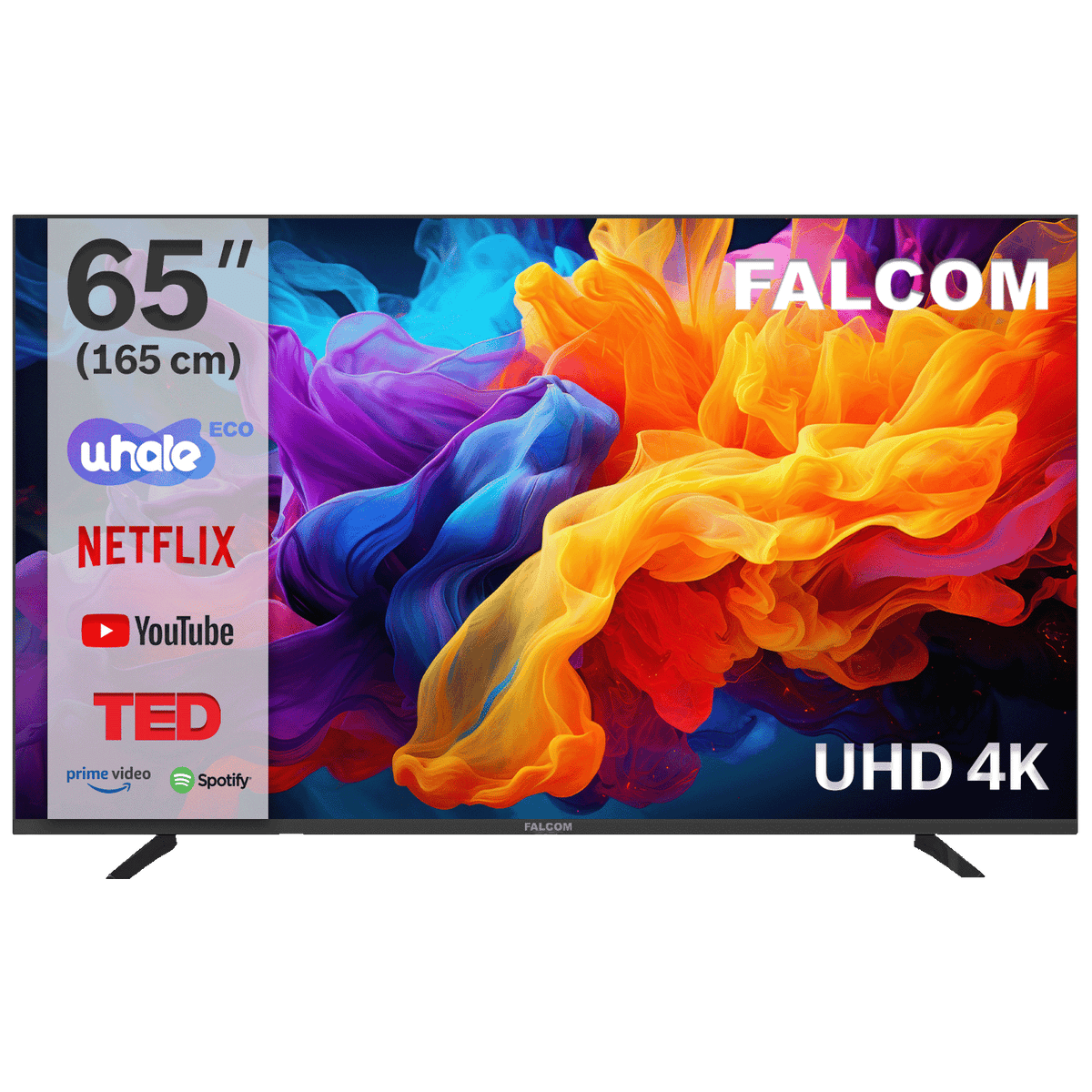 Falcom Televizor Smart LED TV 4K UltraHD 65", Bluetooth, WiFi - TV-65LTF026SM WOS