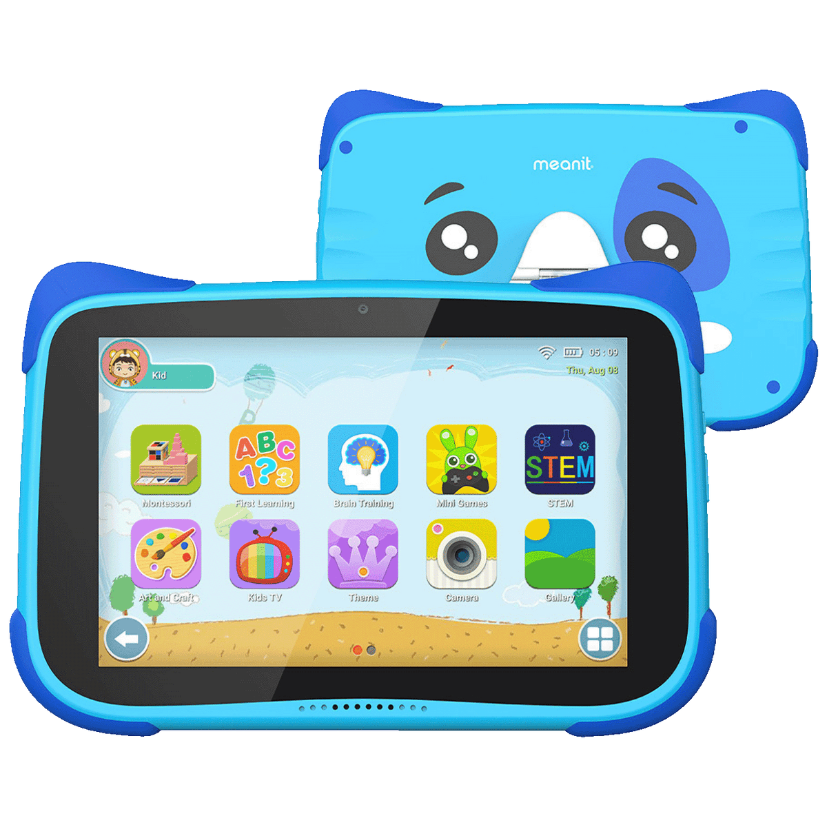 MeanIT Tablet 8", Android 16 Go, 3GB / 32GB, WiFi - PK81 Dog WiFi