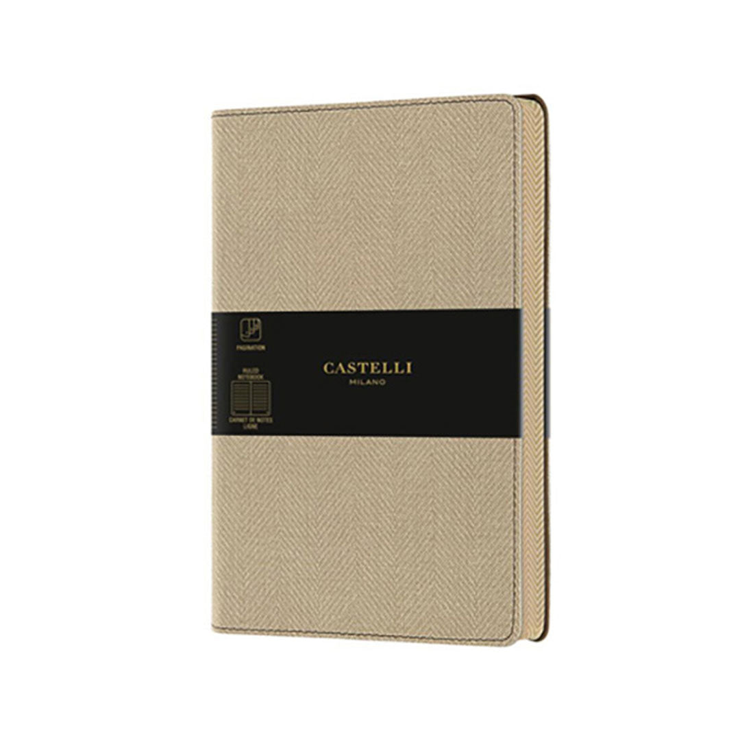 Notes A6 dikto, Harris Desert sand, bež, Castelli