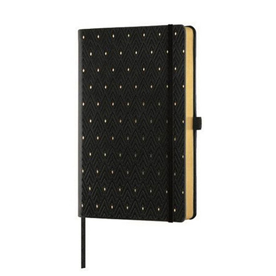 Notes A6 dikto, Diamond Gold, crno zlatni, Castelli
