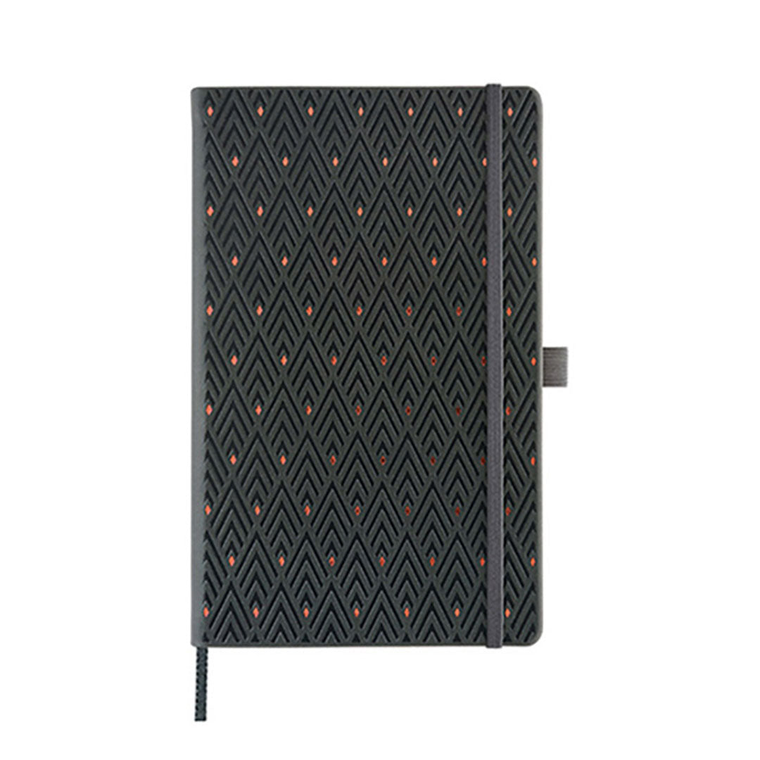 Notes A6 dikto, Diamond Copper, crno crveni, Castelli