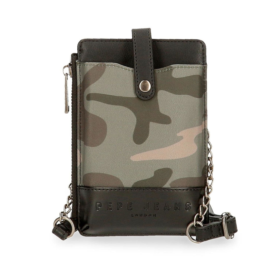 Torba na rame 16 cm, Nicole 7235031, kamuflage, Pepe Jeans