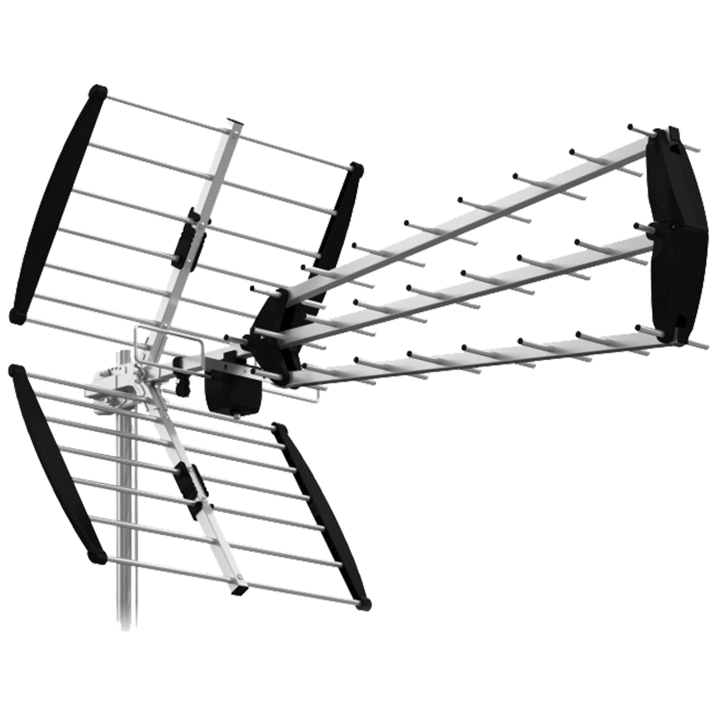 Amiko Antena Triplex Loga, 27 elementa,Alu, 15.5db, LTE filter - AHD 344 LTE
