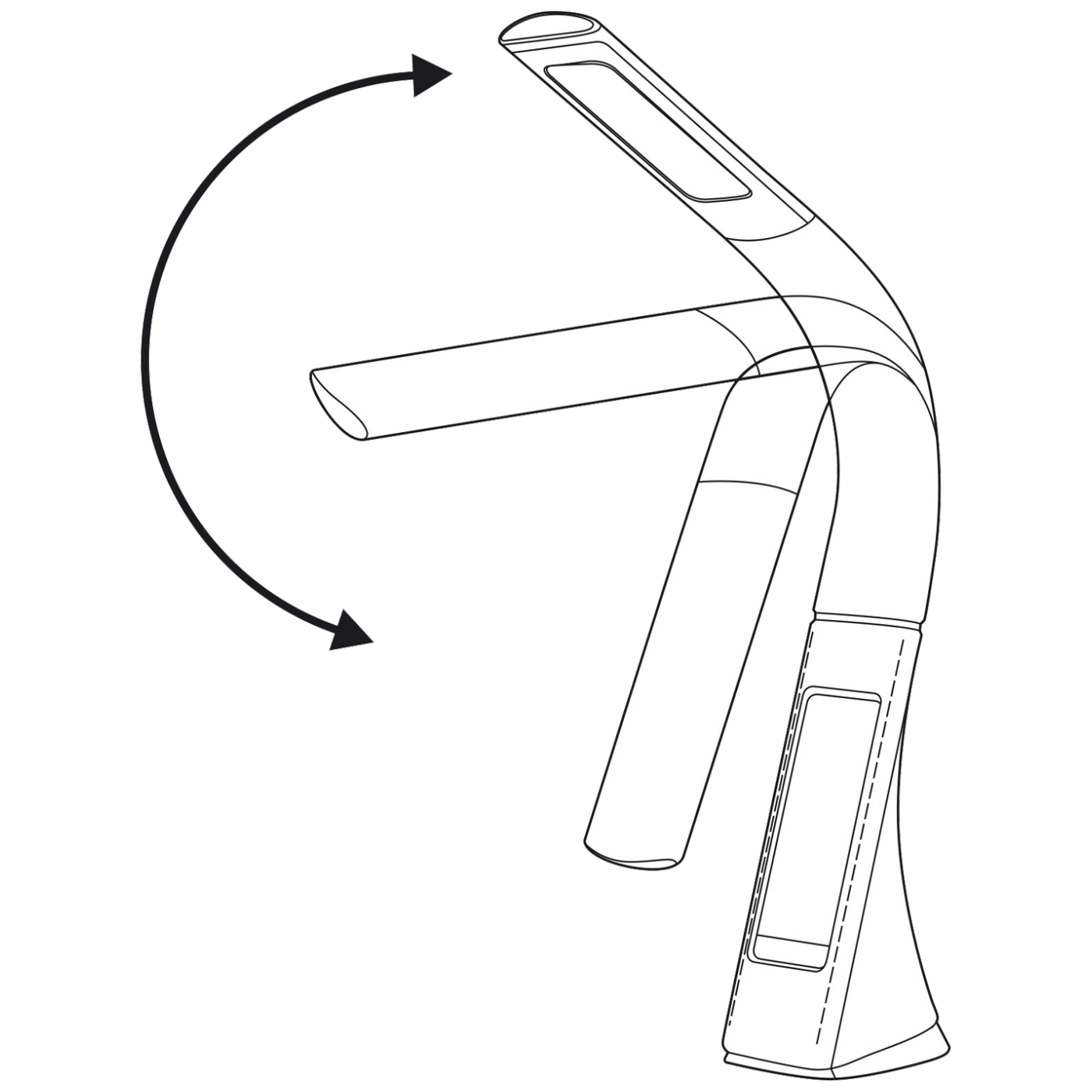 home Lampa, LED, stolna - LA 8/BK