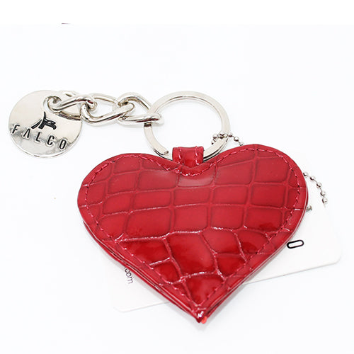 Privjesak srce medaljon, 3413 crvena kroko, Falco