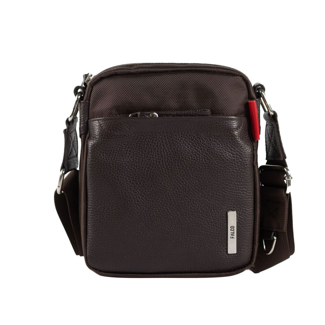 Torba muška kožna , 5582 braon, Falco