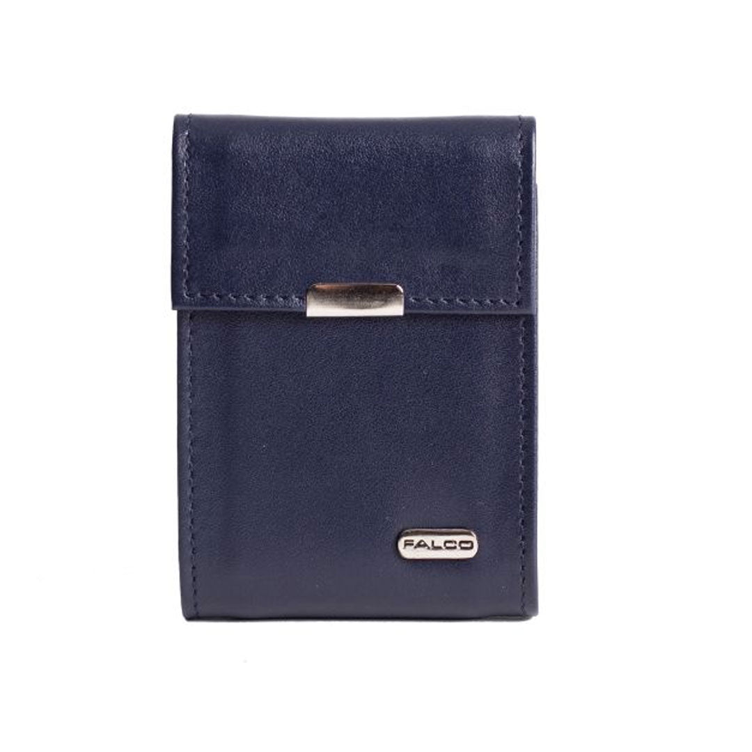 Futrola za vizit karte, 3306 plava kroko lak, Falco