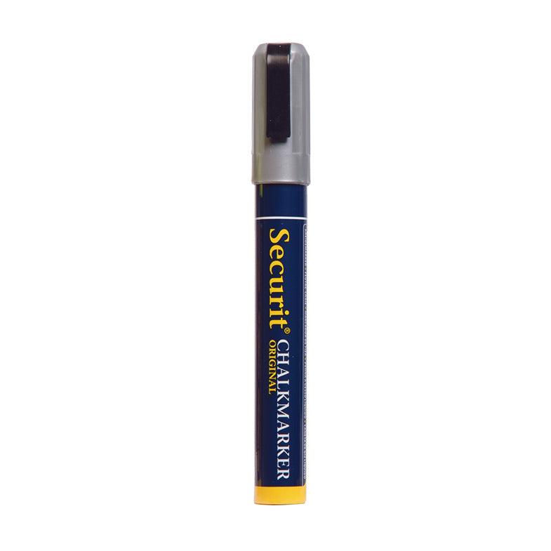 Securit kreda marker, 2-6 mm, srebreni, Securit