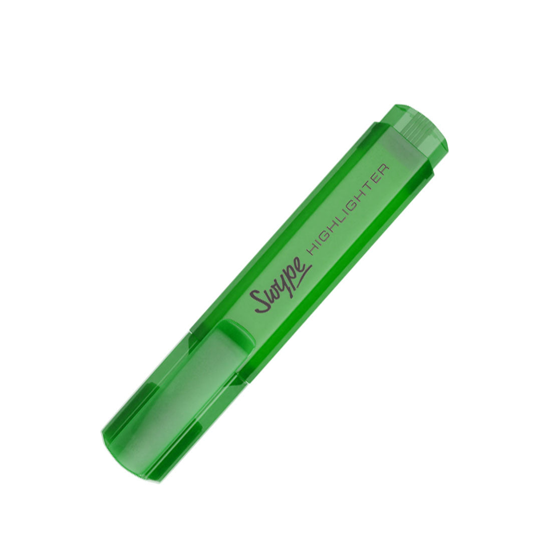 Textmarker kosi vrh, Swype Highlighter, zeleni, Linc