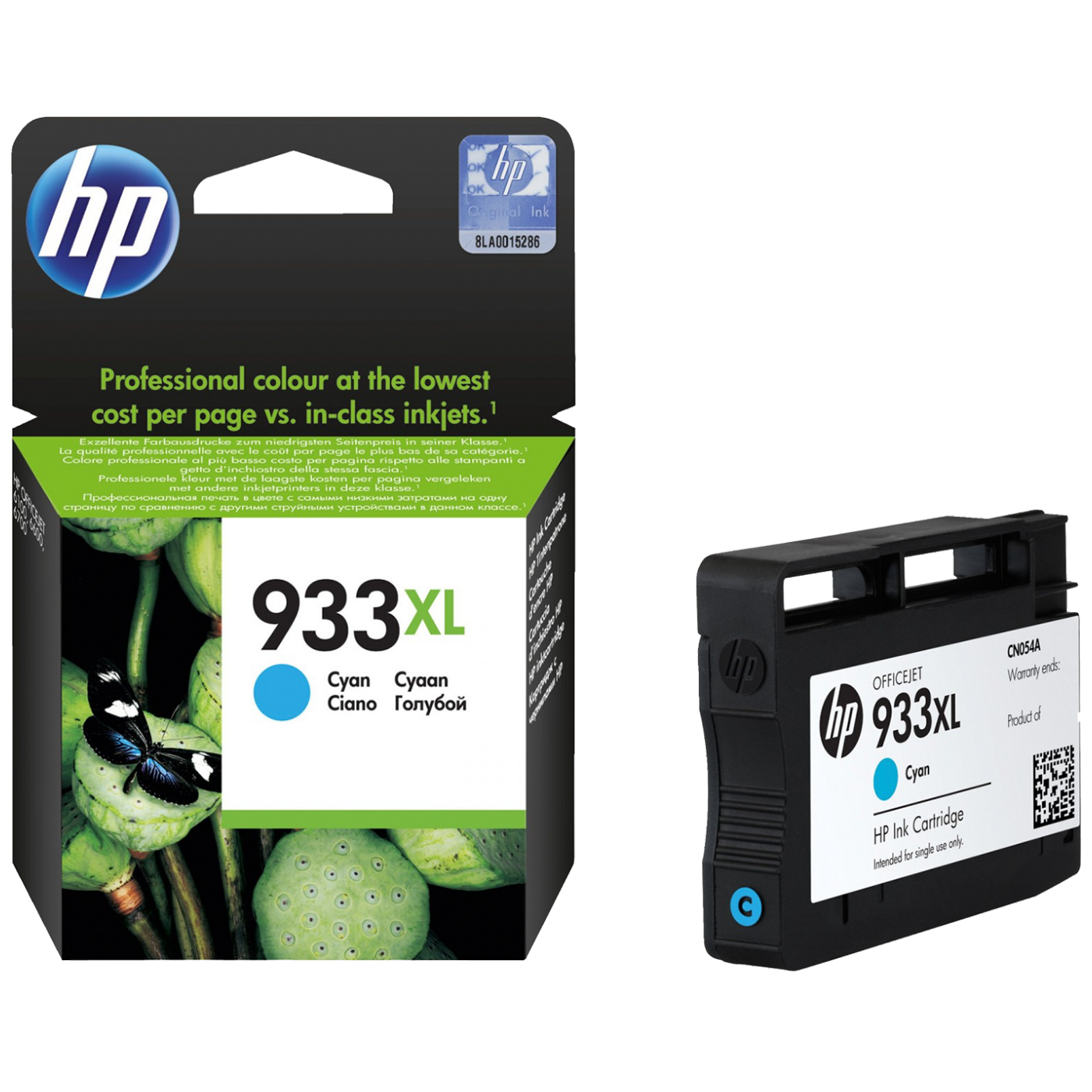 HP Tinta 933XL (CN053AE), cyan, 825 stranica - CN054AE