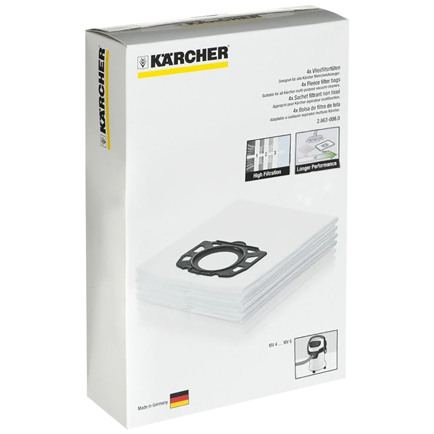 Karcher Vrećice za usisavač od flisa, za MV4, MV6, WD4, WD6 - 2863006