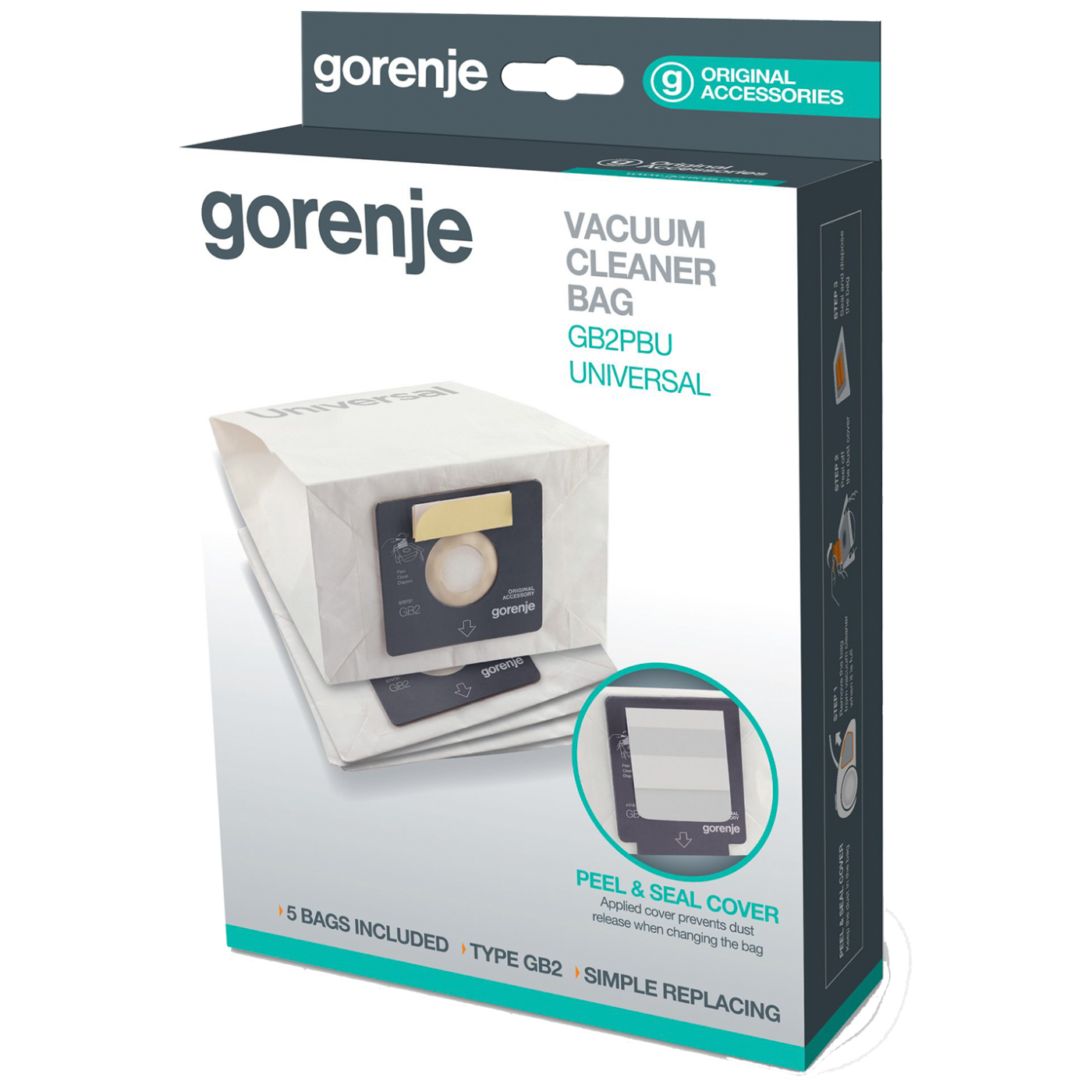 Gorenje Vrećice za usisavač, 5 kom - GB2PBU