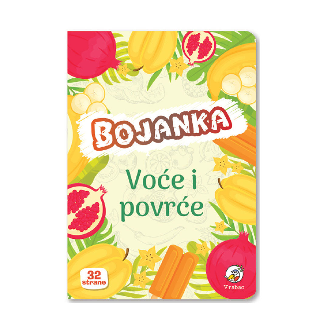 Bojanka Timi, Voće i povrće, A5, Vrabac