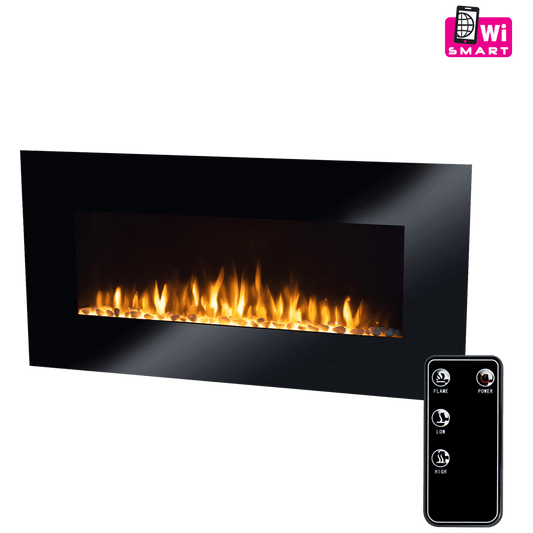 home Kamin, električni, 2000W, LED svjetlost, WiFi - FKK 3000 WIFI