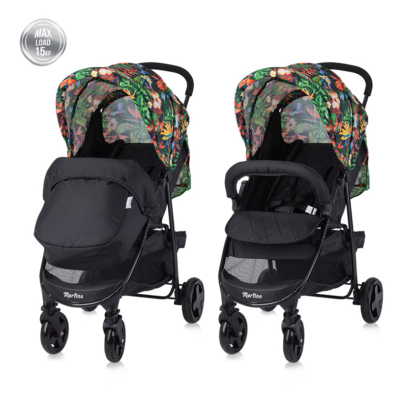Lorelli Kolica Martina + Footcover, Tropical flowers