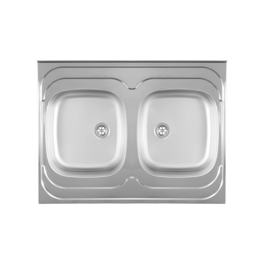 Metalac usadni sudoper STANDARD duplo Ø60