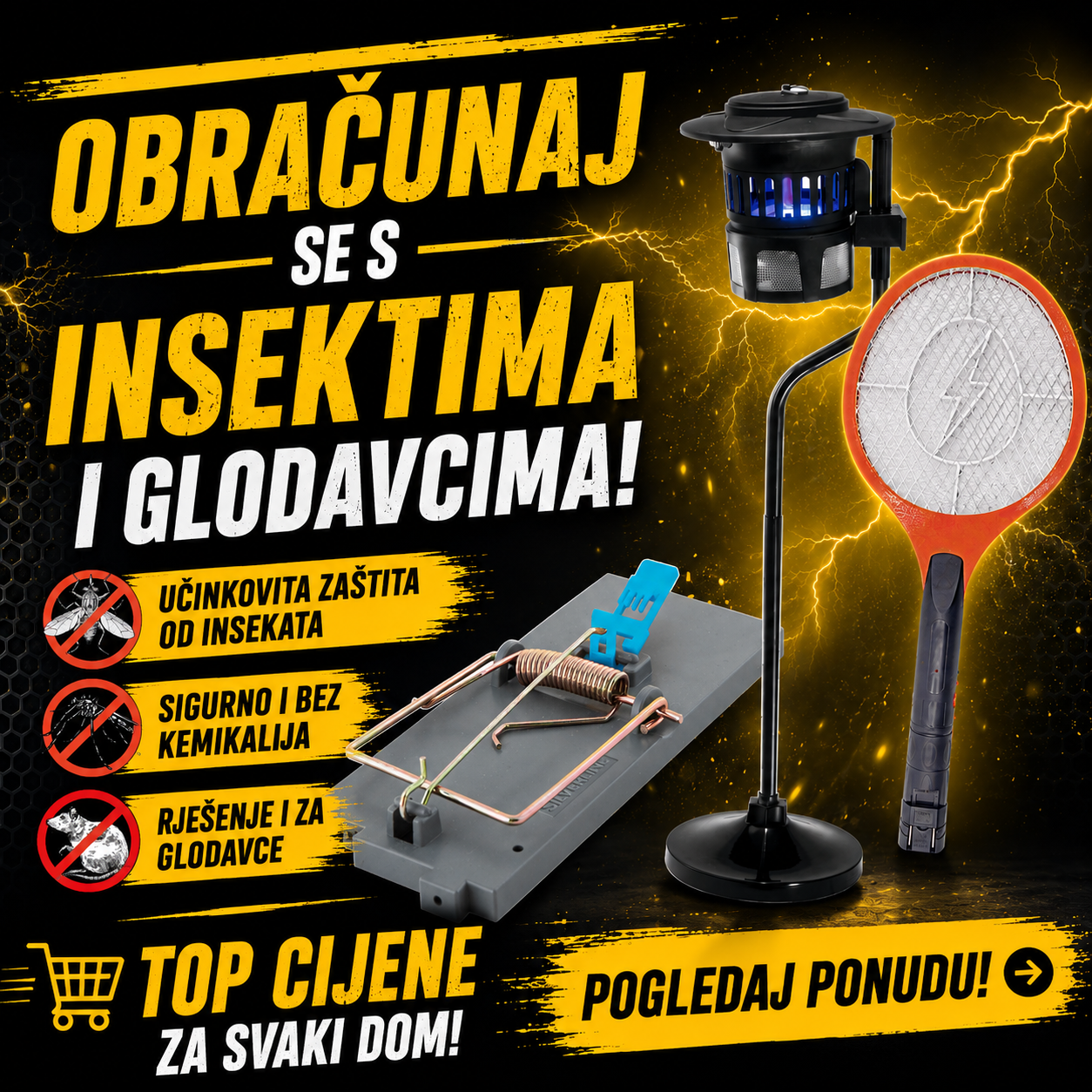 Zamke za insekte/glodare