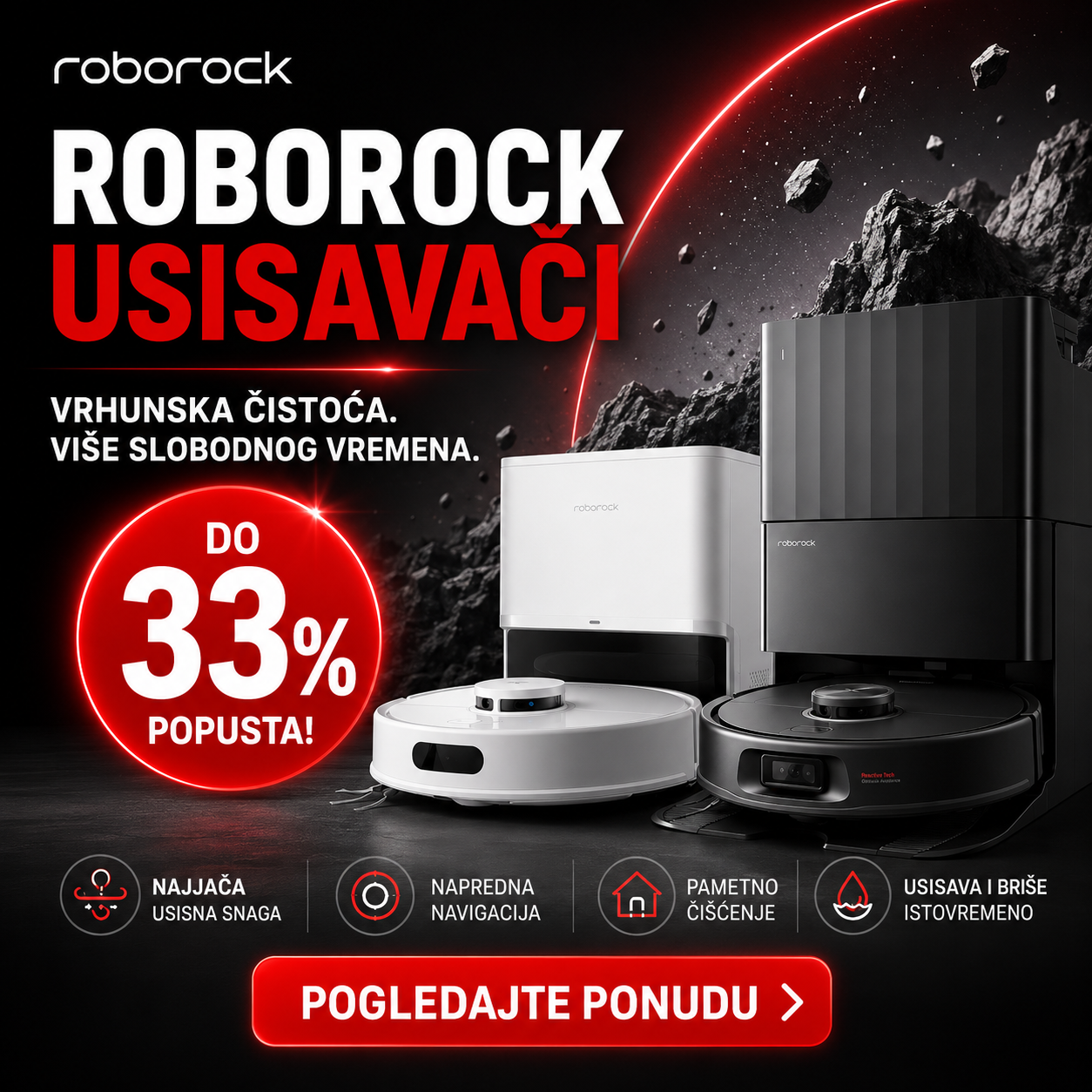 Roborock do 33% popusta