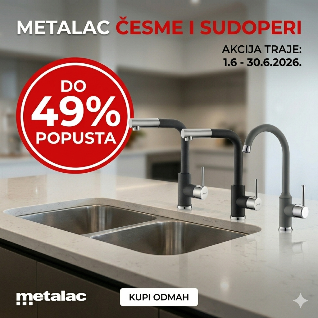 Česme i sudoperi na popustu do 49%