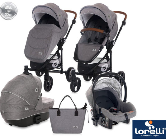 Kolica Crysta 3In1 Cool Grey