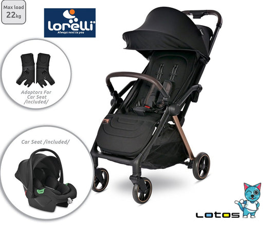 Kolica Loret 2U1 Black Jasper 22Kg